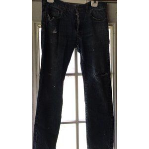Levi’s distressed straight regular waist size 32 x 32 by H & M